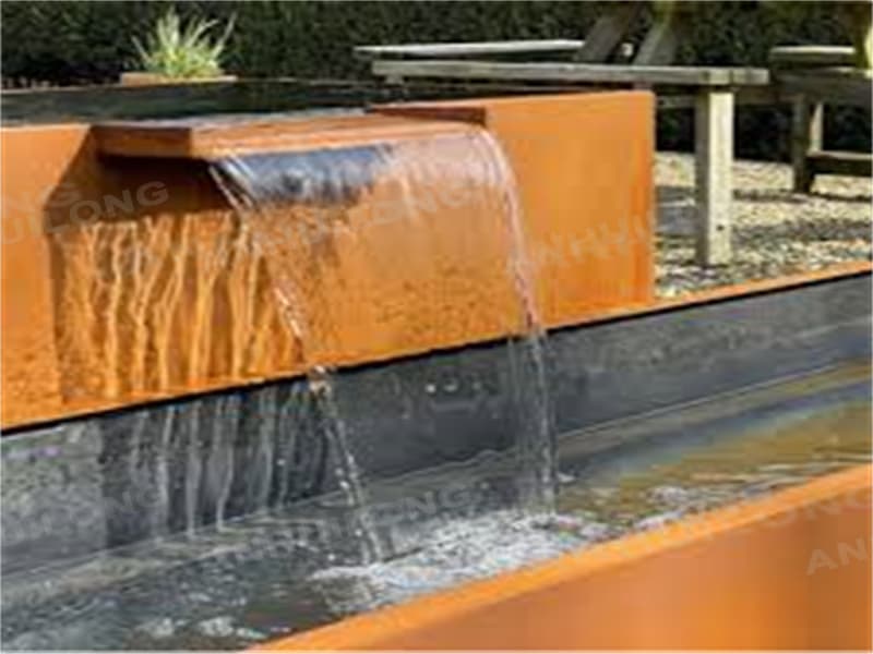 <h3>Corten Steel Water Features Fountain Waterfall Blade Outdoor</h3>
